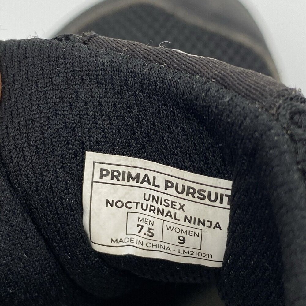 Lems Primal Pursuit Unisex Shoes Minimalist Sneakers Black Mens 7.5 Womens 9 - Picture 11 of 11